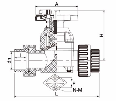 活接式隔膜阀(图2)